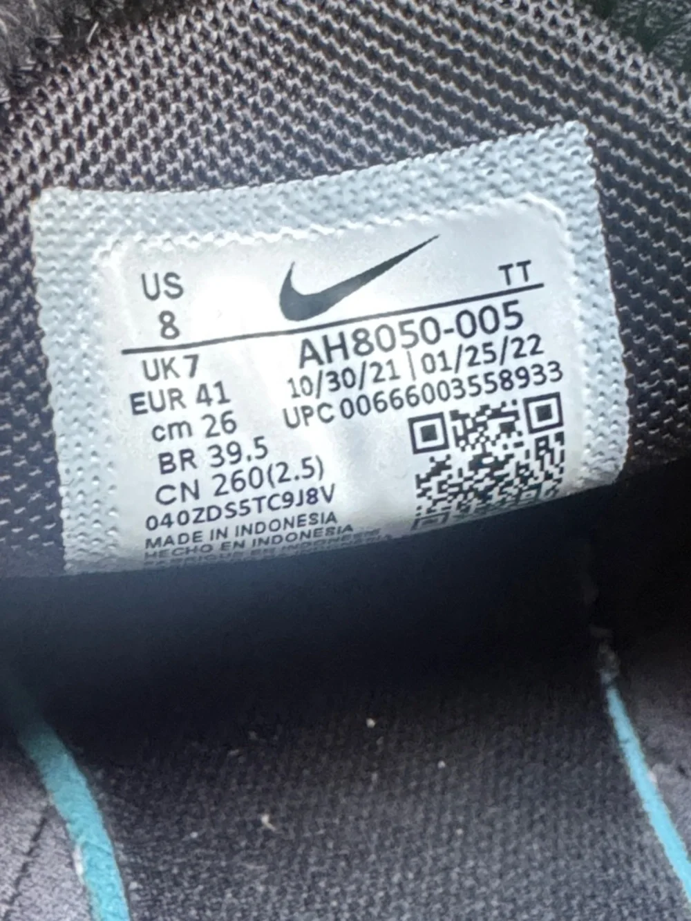 Nike Air Max 270 Triple Black AH8050-005 Men's Size 8
